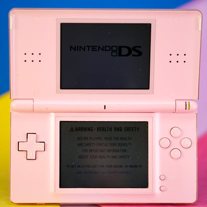 Nintendo DS lite, pink, with original charger