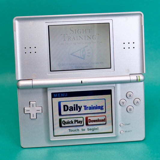 Nintendo DS lite, silver, with original charger defect